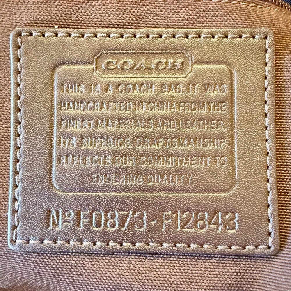 Coach Brown Multicolor Patchwork Shoulder Bag Tot… - image 9